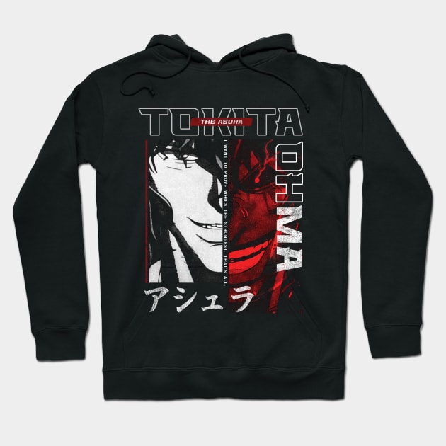 The Asura Ohma Tokita Kengan Anime Manga Hoodie by JPNDEMON